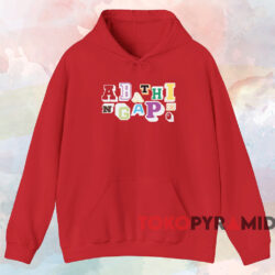 BAPE Varsity Font T-shirt 2 Bape Varsity Font T shirt Red Hoodie