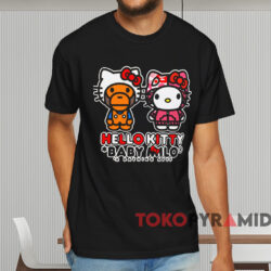 Bape x Hello Kitty Baby Milo T-shirt - TokoPyramid