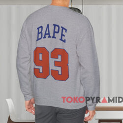 Bape x New York Knicks T-shirt 4 Bape X New York Knicks T shirt Grey Sweatshirt