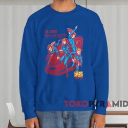 BAPE x Saint Mxxxxxx Squadron T-shirt 3 Bape X Saint Mxxxxxx Squadron T shirt Blue Sweatshirt