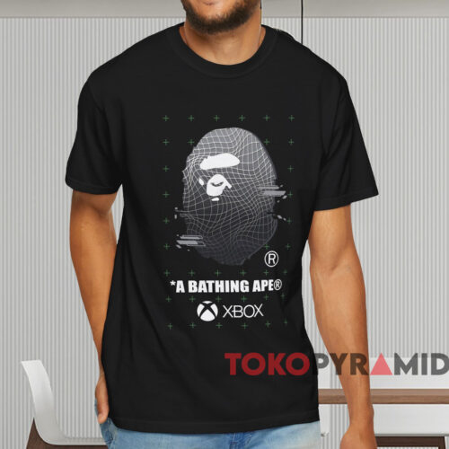 Bape X Xbox Ape Head Shirt Black T shirt Bape X Xbox Ape Head Shirt Black T shirt