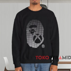 BAPE x Xbox Ape Head T-shirt 4 Bape X Xbox Ape Head T shirt Black Sweatshirt