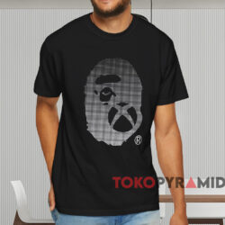 Bape X Xbox Ape Head T shirt Black T shirt