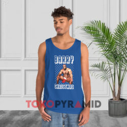Barry Wood Merchandise Ugly Christmas Sweatshirt 4 Barry Wood Merchandise Ugly Christmas Blue Tank Top