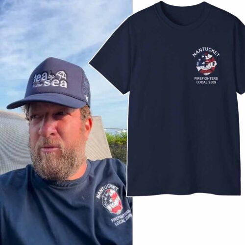 Barstool Big Ben Nantucket Firefighters Local 2509 Shirt Barstool Big Ben Nantucket Firefighters Local 2509 Shirt