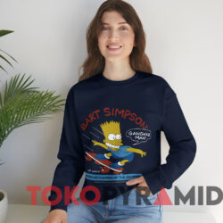 Bart Simpson Skateboard Champion Of The Universe T-shirt 2 Bart Simpson Skateboard Champion Of The Universe T shirt Navy Sweatshirt