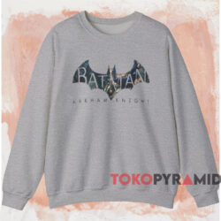 Batman Arkham Knight T-shirt 4 Batman Arkham Knight T shirt Grey Sweatshirt