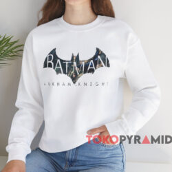 Batman Arkham Knight T-shirt 3 Batman Arkham Knight T shirt White Sweatshirt