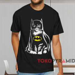 Batman Cat T shirt Black T shirt