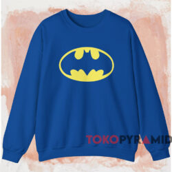 Batman Classic Logo T-Shirt 3 Batman Classic Logo T shirt Blue Sweatshirt