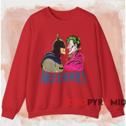 Batman Joker Arch Enemies T-shirt 3 Batman Joker Arch Enemies T shirt Red Sweatshirt
