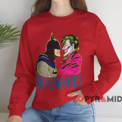 Batman Joker Arch Enemies T-shirt 4 Batman Joker Arch Enemies T shirt Red Sweatshirt