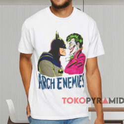 Batman Joker Arch Enemies T shirt White T shirt