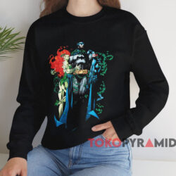 Batman Poison Ivy Catwoman T-shirt 4 Batman Poison Ivy Catwoman T shirt Black Sweatshirt