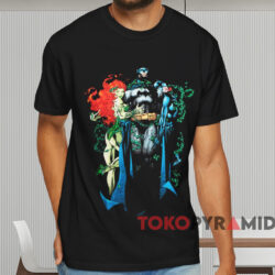 Batman Poison Ivy Catwoman T shirt Black T shirt