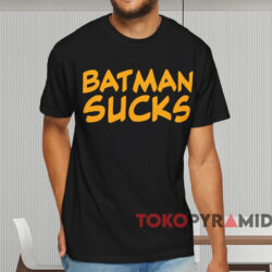Batman Sucks T shirt Black T shirt