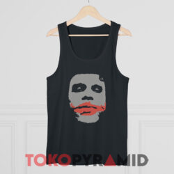 Batman The Dark Knight Joker Big Face Black Tank Top