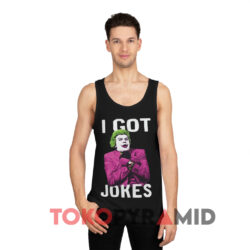 Batman Tv Show The Joker I Got Jokes Black Tank Top