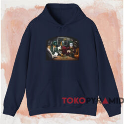 Batman Villains Poker T shirt Navy Hoodie