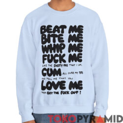 Beat Me Bite Me Whip Me Shirt Worn By Adam Ant And Siouxsie