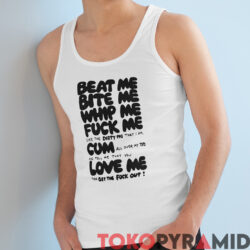 Beat Me Bite Me Whip Me Shirt Worn By Adam Ant And Siouxsie