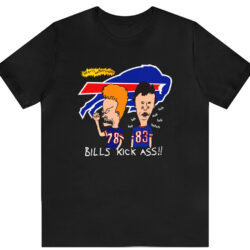 Beavis And Butt-Head Buffalo Bills Kick Ass T-Shirt 5 Beavis And Butt head Buffalo Bills Kick Ass T shirt