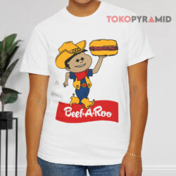 Beef a roo Restaurant White T shirt