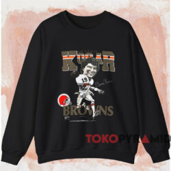 Bernie Kosar 19 Cleveland Browns Caricature Shirt Black Sweatshirt
