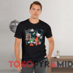 Betty Boop Bride Of Frankenstein T shirt Black T shirt