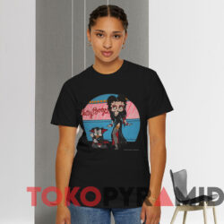 Betty Boop Elvira Halloween T shirt Black T shirt
