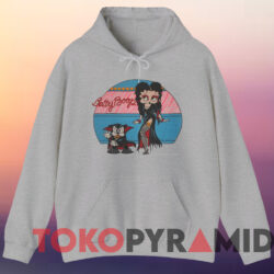 Betty Boop Elvira Halloween T-shirt 3 Betty Boop Elvira Halloween T shirt Grey Hoodie