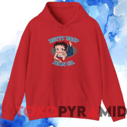 Betty Boop Jean Co T-shirt 3 Betty Boop Jean Co T shirt Red Hoodie