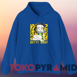 Betty Boop Leopard Print T-shirt 3 Betty Boop Leopard Print T shirt Blue Hoodie