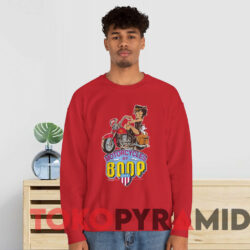 Betty Boop Motorcycles By Boop T-shirt 2 Betty Boop Motorcycles By Boop T shirt Red Sweatshirt