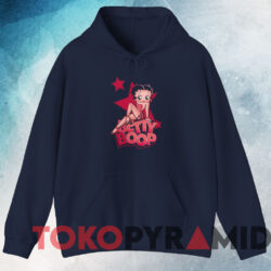 Betty Boop Sexy Star T-shirt 3 Betty Boop Sexy Star T shirt Navy Hoodie
