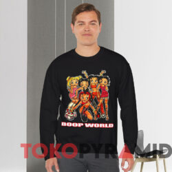 Betty Boop Spice Girls Boop World Shirt 2 Betty Boop Spice Girls Boop World Shirt Black Sweatshirt