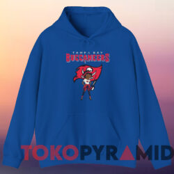 Betty Boop Tampa Bay Buccaneers T shirt Blue Hoodie