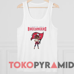 Betty Boop Tampa Bay Buccaneers T shirt White TankTop