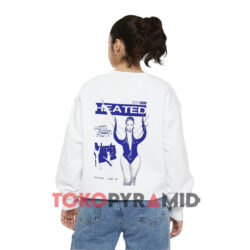 Beyoncé Heated Shirt Double Sided 5 Beyoncé Heated White Sweatshirt Back