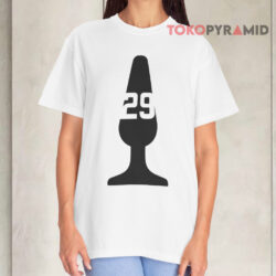 Big Dumper Butt Plug 29 WHite T shirt