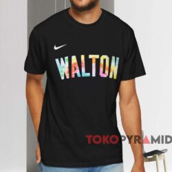 Bill Walton Tie dye Nba Shirt Black T shirt