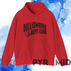 Billionaire Boys Club Logo T shirt Red Hoodie