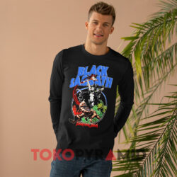 Black Sabbath Blue Oyster Cult Shirt 4 Black Sabbath Blue Oyster Cult Black Long sleeved
