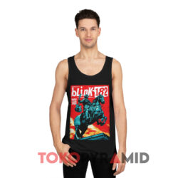 Blink-182 Madrid WiZink Center Poster Shirt 2 Blink 182 Madrid Wizink Center Poster Black Tank Top