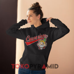 Bomani Jones Caucasians Cleveland Indians Black Hoodie