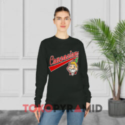 Bomani Jones Caucasians Cleveland Indians Black Long sleeved