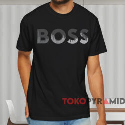 Boss Big Logo T shirt Black T shirt