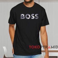 Boss Graphic Logo T shirt Black T shirt