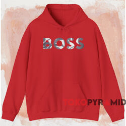 Boss Graphic Logo T-shirt 2 Boss Graphic Logo T shirt Red Hoodie