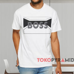 Boss Logo Artwork T shirt White T shirt
